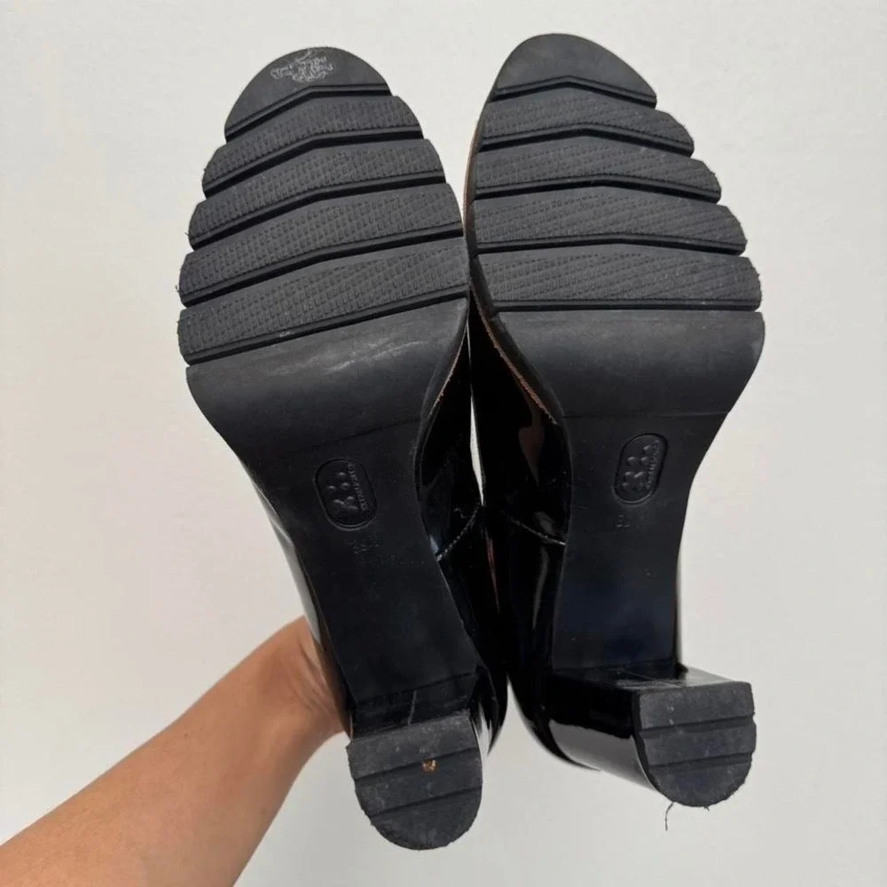 GADEA by Lodi Black Patent Leather Heel size 39.5 /‎ US 8.5